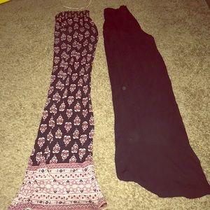 Flowy stretchy pants.